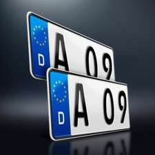 2 Kfz Kennzeichen | 300 x 110