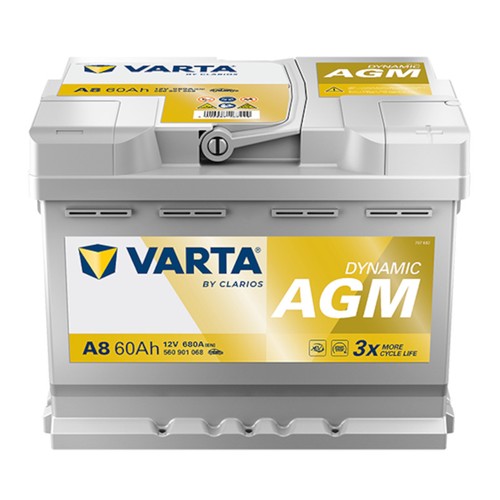 Varta agm 60ah d52 - agm,