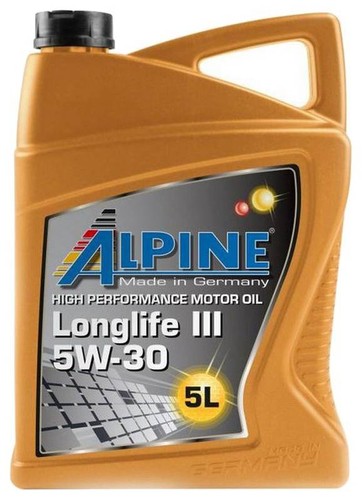 Alpine longlife iii - iii, 5w-30