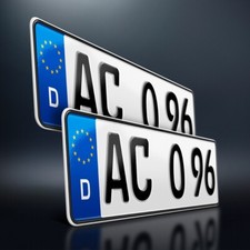 2 Kfz Kennzeichen | 400 x