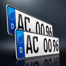 2 Kfz Kennzeichen | 460 x