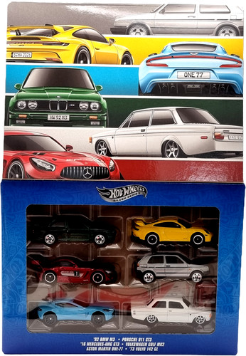 Hot wheels euro style - set, 6