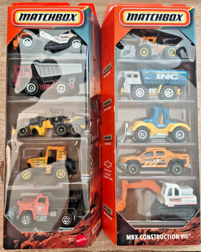 Matchbox baufahrzeuge 5 - baufahrzeuge, 2x